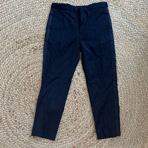 Crewcuts Ludlow Navy Tuxedo Pants | Size 8 Slim | 100% Wool | Wedding Formal
